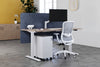 Just Right Height Adjustable Desk [1600L x 800W with Cable Scallop] - Thumbnail 2 