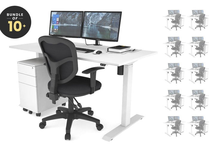 Just Right Height Adjustable Desk - Bulk [1200L x 700W] Jasonl 