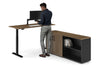Just Right Height Adjustable Desk Executive Setting [1600L x 700W] - Thumbnail 11 