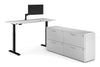 Just Right Height Adjustable Desk Executive Setting [1600L x 700W] - Thumbnail 52 