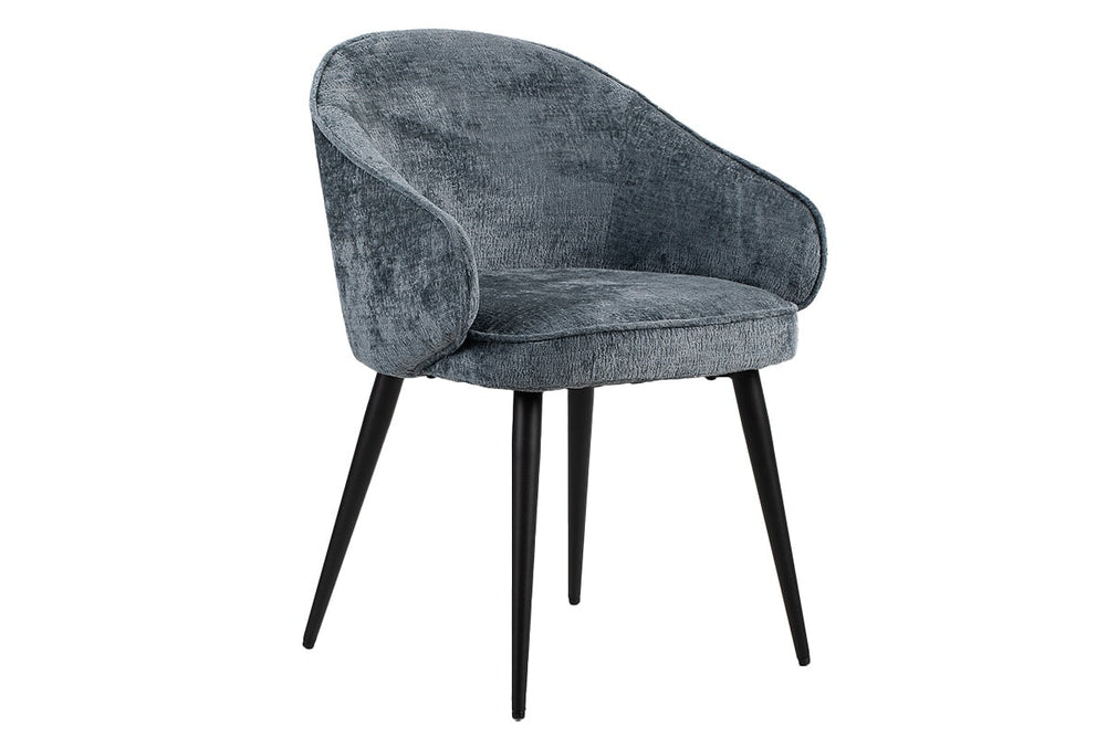 Kea 4 Leg Visitor Armchair-teal blue  
