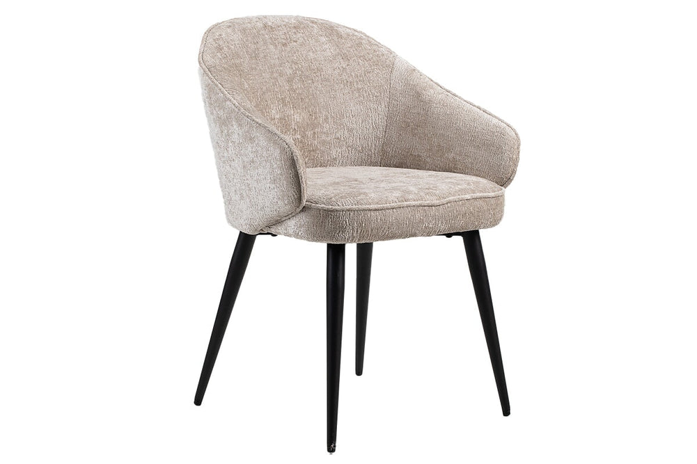 Kea 4 Leg Visitor Armchair-cream brown  