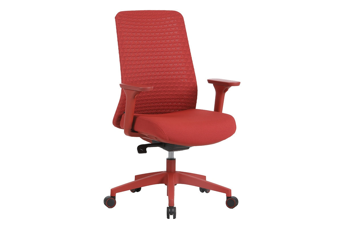 Kingfisher Ergonomic Mesh Chair Jasonl red 