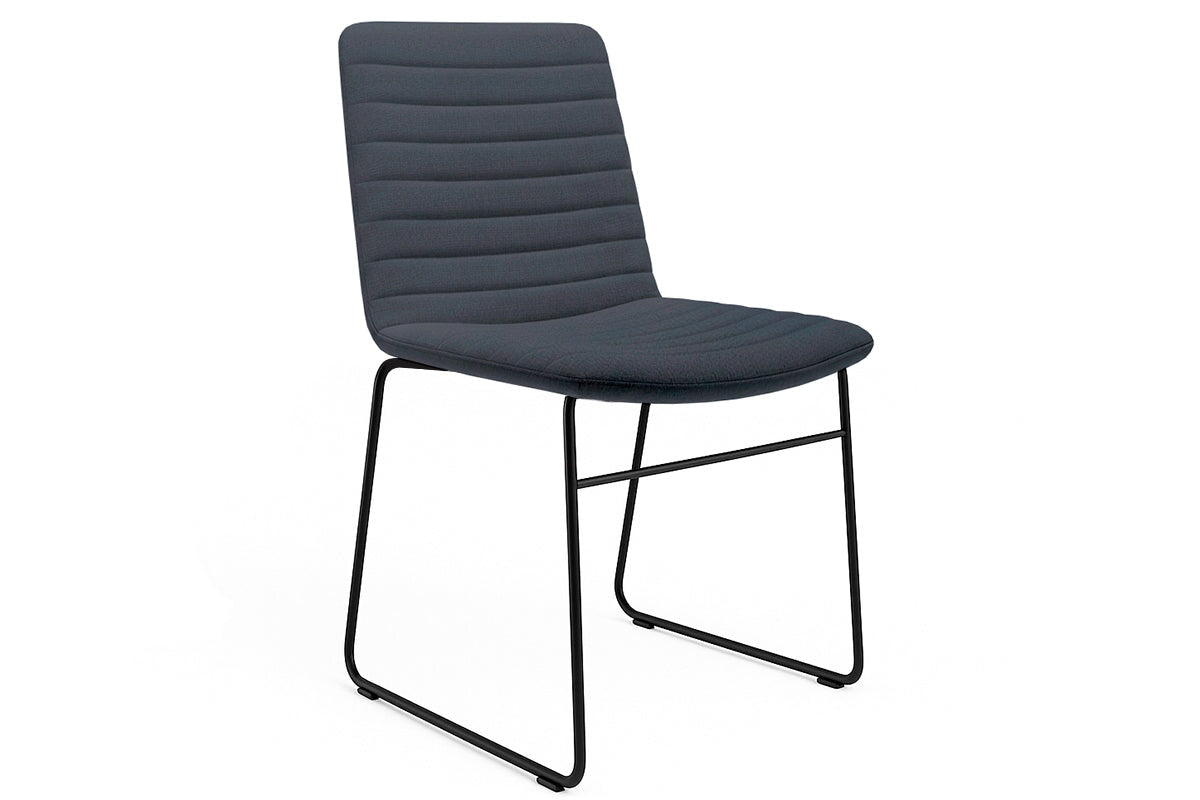 Lark Conference/Training Chair Sled Base-fabric dark grey none 