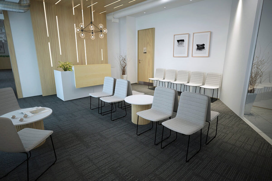 Environmental image of Lark Conference/Training Chair Sled Base