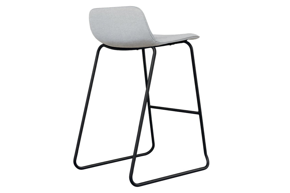 Lark Counter Stool Sled Base - 730mm Seat Height-PU black  