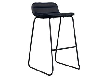 Lark Counter Stool Sled Base - 730mm Seat Height Jasonl PU black 