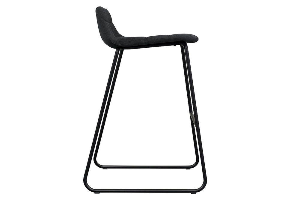 Lark Counter Stool Sled Base - 730mm Seat Height-PU black  