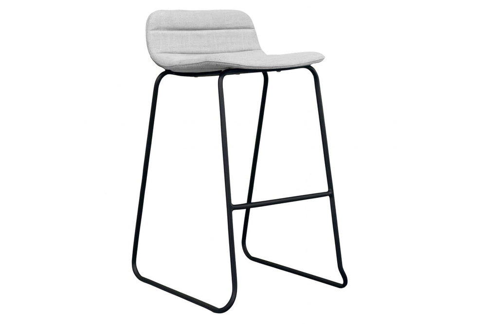 Lark Counter Stool Sled Base - 730mm Seat Height-fabric light grey  