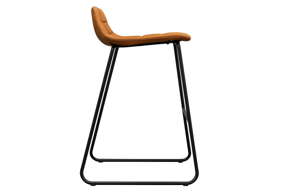 Lark Counter Stool Sled Base - 730mm Seat Height-PU black  