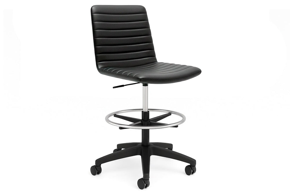 Lark Drafting Chair-PU black none 