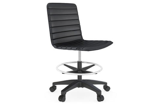 Lark Drafting Swivel Chair Jasonl black/PU none 