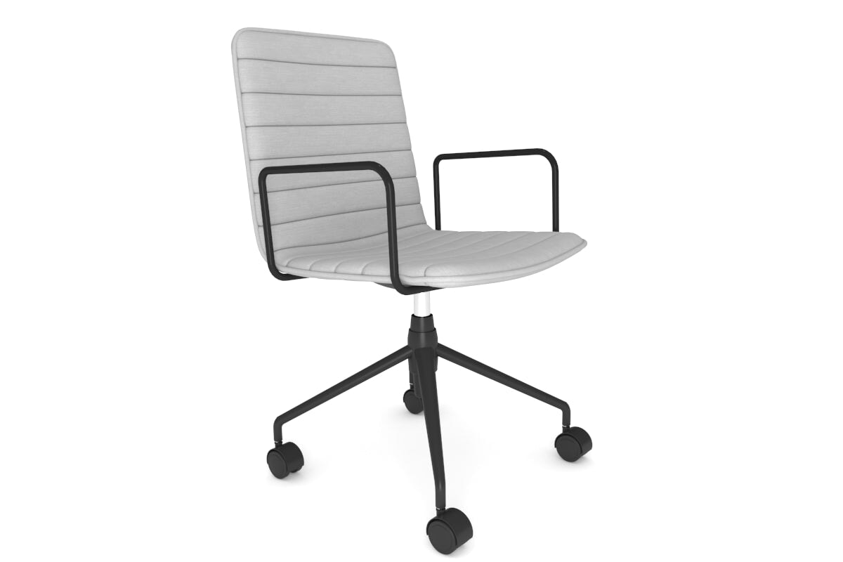 Lark Swivel Meeting Chair Jasonl light grey/fabric arms 