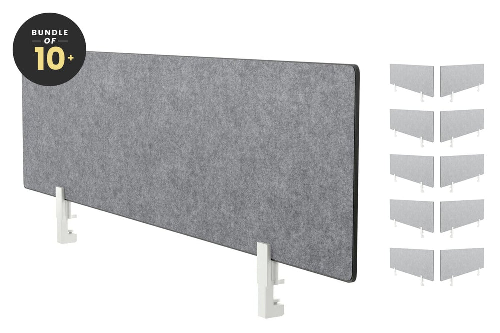 Lean Acoustic Screen [400H x 800W]-white  