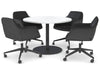 McDuck Arm Chair - Black Swivel Base - Thumbnail 9 