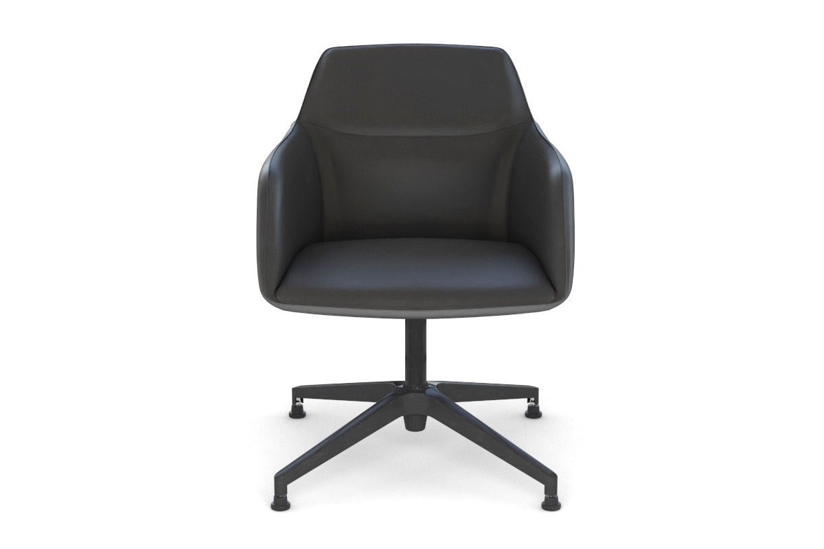 McDuck Arm Chair - Black Swivel Base Jasonl 