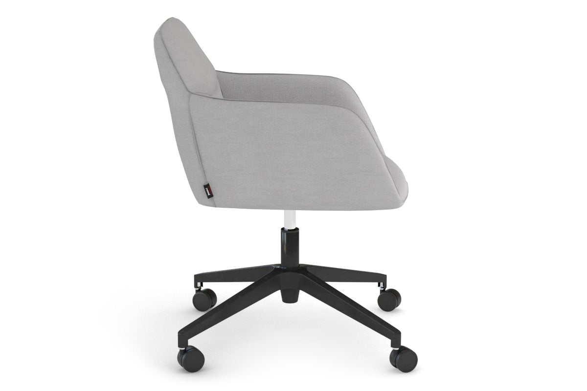 McDuck Arm Chair - Black Swivel Base Jasonl 