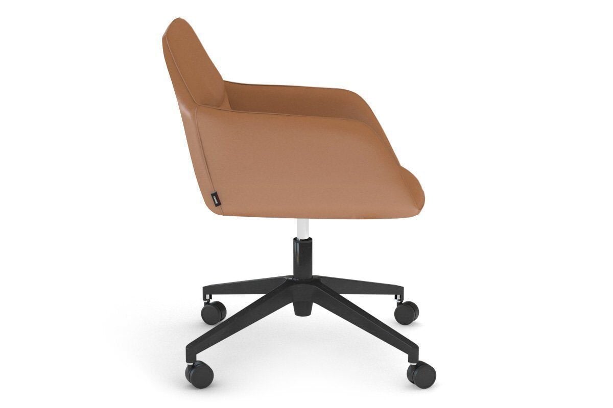 McDuck Arm Chair - Black Swivel Base Jasonl 