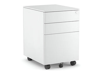Mobile Pedestal with Filing Drawers Metal Jasonl white none 