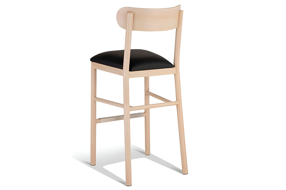 MS Hospitality Bodon Bar Stool - 750mm Seat Height-walnut  