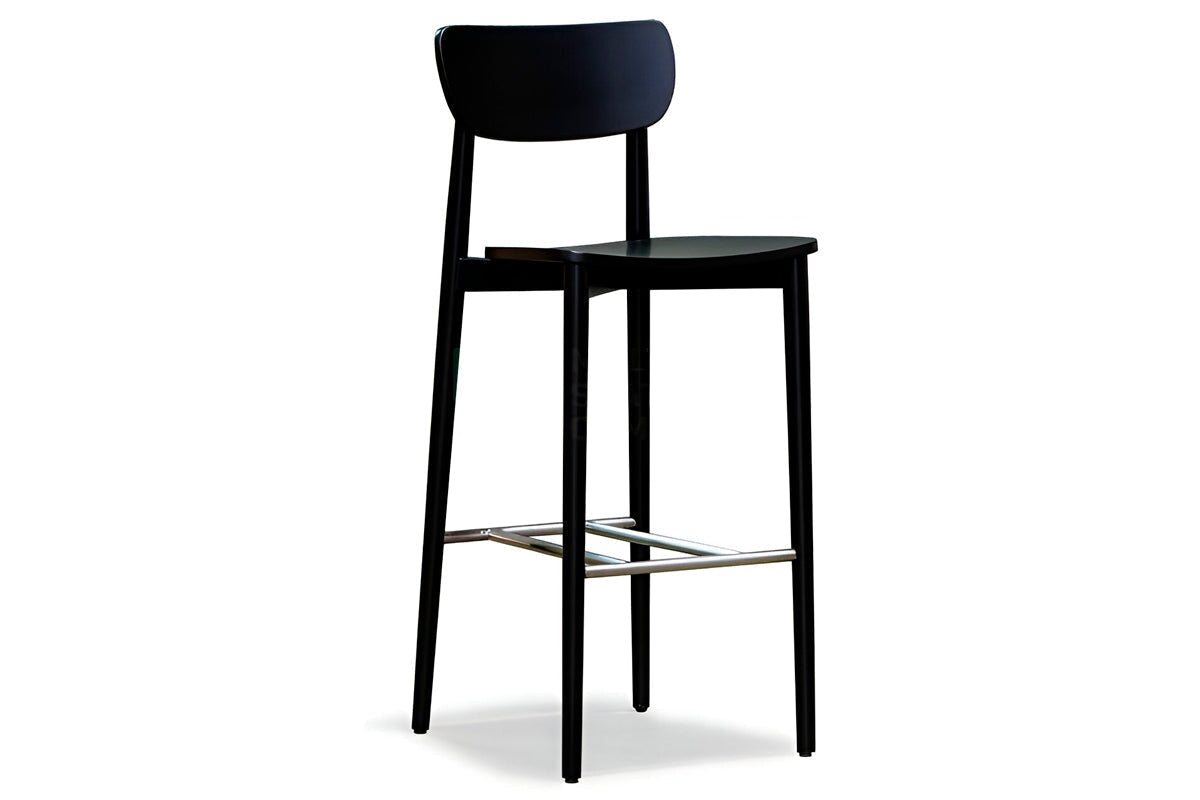 MS Hospitality Mawson Bar Stool - 750mm Seat Height MS Hospitality black 