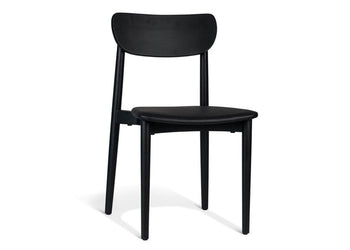 MS Hospitality Mawson Side Chair with Cushion Seat MS Hospitality black 