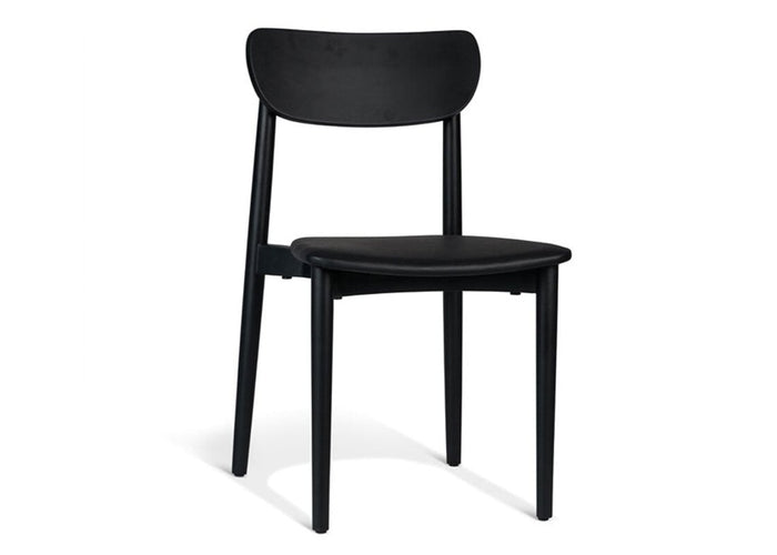 MS Hospitality Mawson Side Chair with Cushion Seat MS Hospitality black 
