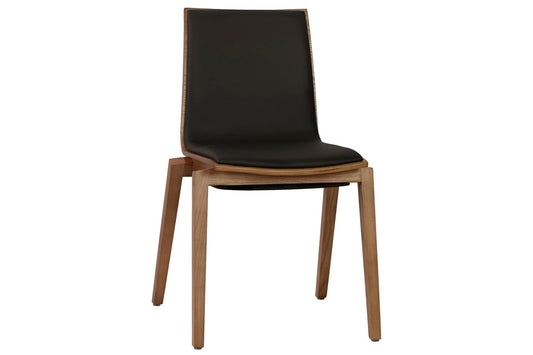 MS Hospitality Volkov Timber Chair with Cushion Seat MS Hospitality walnut 