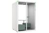 Nest 2 Person Meeting Booth with Diagonal Table [Echo Panel] - Thumbnail 4 