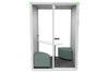 Nest 2 Person Meeting Booth with Diagonal Table [Echo Panel] - Thumbnail 10 