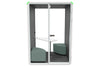 Nest 2 Person Meeting Booth with Diagonal Table [Echo Panel] - Thumbnail 17 