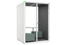 Nest 2 Person Meeting Booth with Diagonal Table [Echo Panel] - Thumbnail 16 
