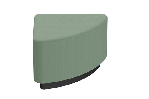 Nest 2 Person Meeting Booth with Diagonal Table [Acoustic Panel With Fabric]