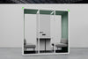 Nest 4 Person Meeting Booth [Acoustic Panel With Fabric] - Thumbnail 2 