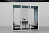 Nest 4 Person Meeting Booth [Acoustic Panel With Fabric] - Thumbnail 3 