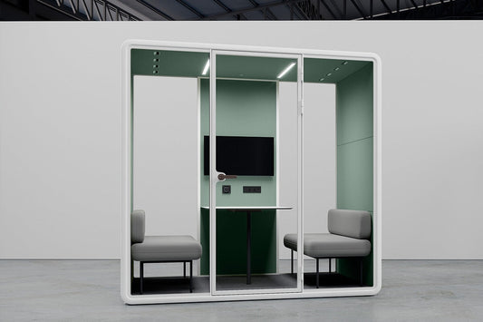Nest 4 Person Meeting Booth [Echo Panel With Fabric] Jasonl 