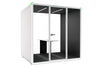 Nest 4 Person Meeting Booth - Full Glass Back Wall [Acoustic Panel] - Thumbnail 10 