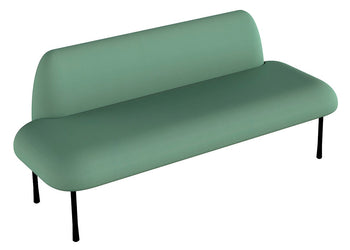 Nest Double Seater Low Back Lounge Jasonl green 