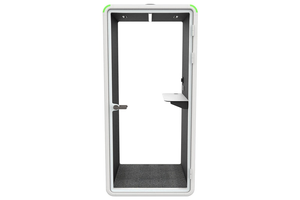 Nest Phone Booth [Acoustic Panel]-white dark grey none