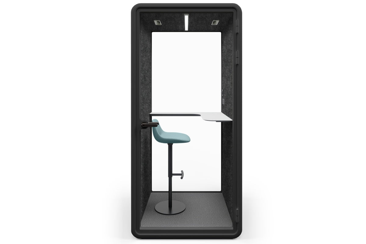 Nest Phone Booth [Echo Panel] Jasonl black dark grey blue