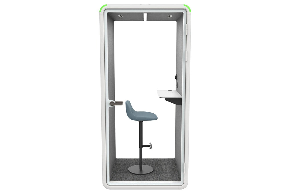 Nest Phone Booth [Acoustic Panel]-black dark grey grey