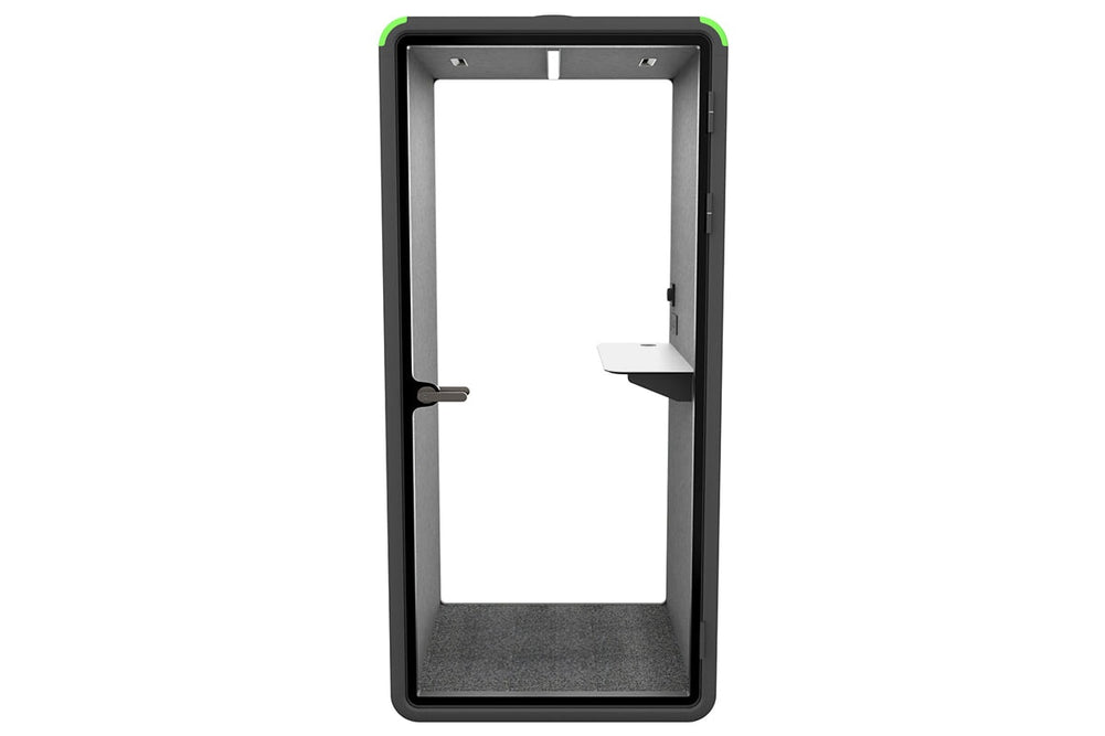 Nest Phone Booth [Acoustic Panel]-black light grey none