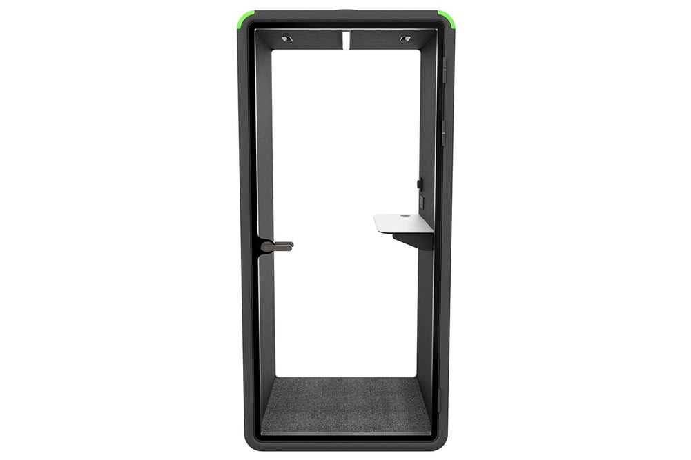 Nest Phone Booth [Acoustic Panel]-black dark grey none