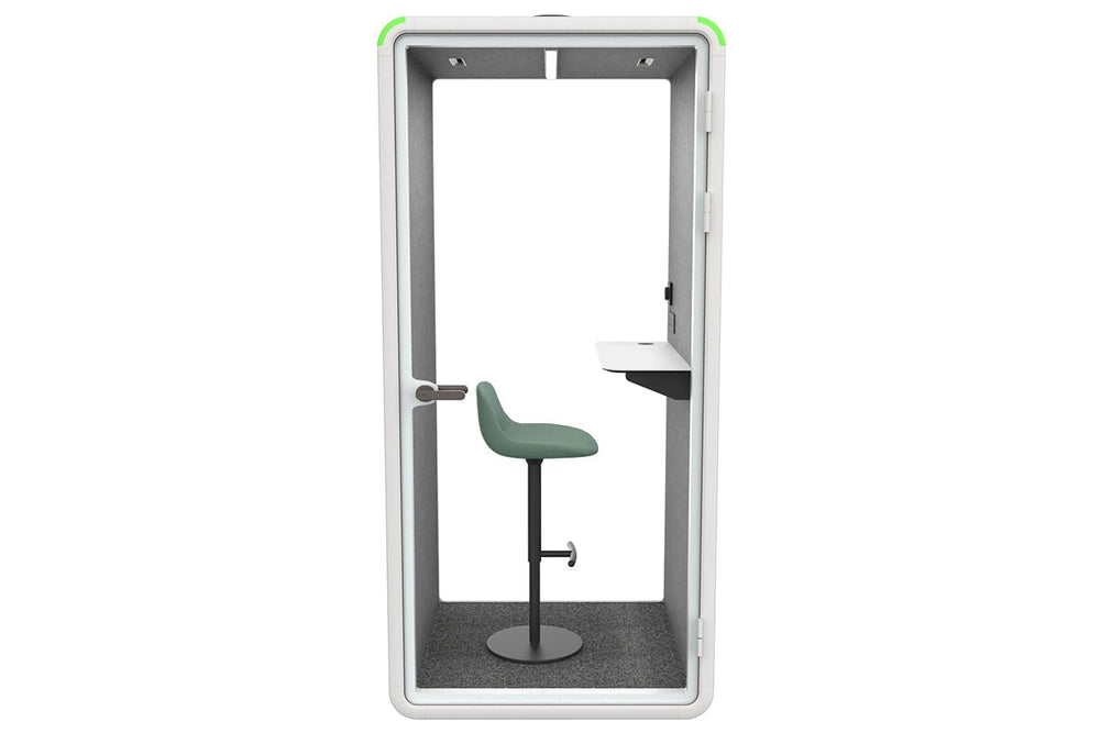 Nest Phone Booth [Acoustic Panel]-black dark grey grey