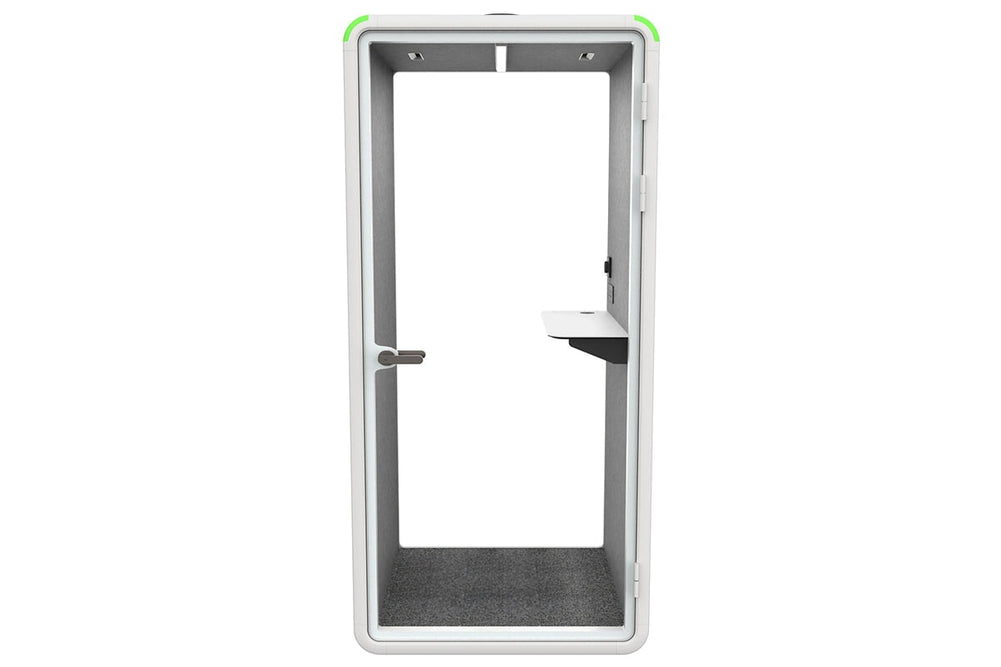 Nest Phone Booth [Acoustic Panel]-white light grey none