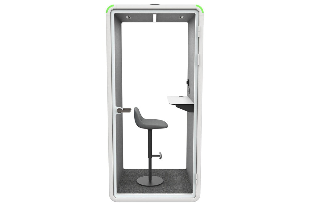 Nest Phone Booth [Acoustic Panel]-black dark grey grey