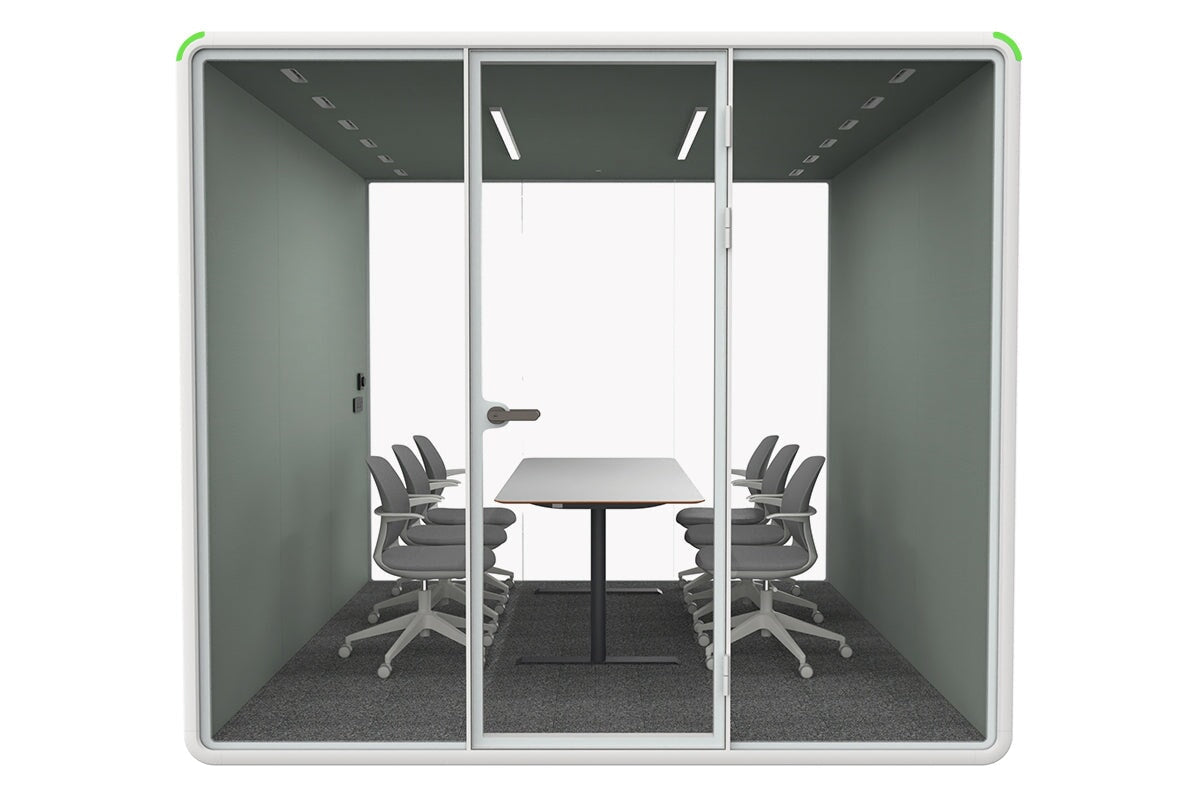 Nest XL Meeting Booth [Echo Panel with Fabric] Jasonl 
