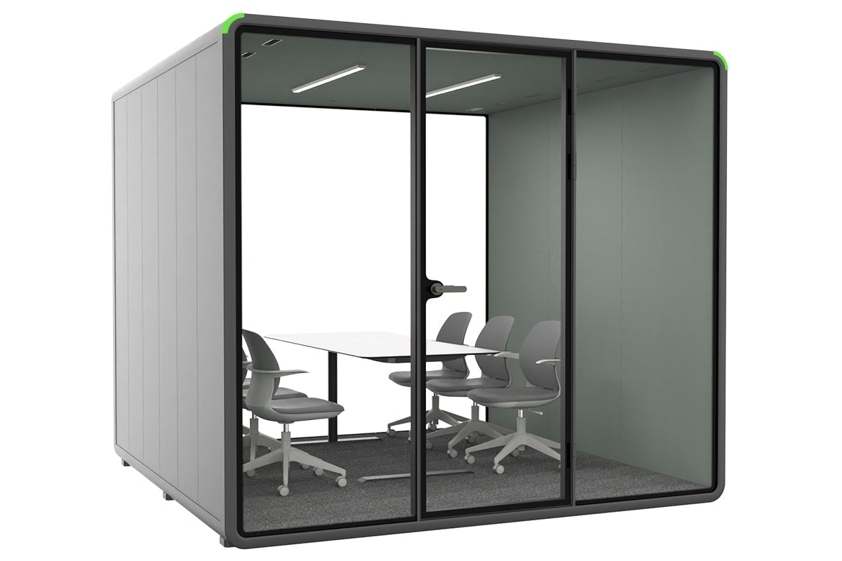 Nest XL Meeting Booth [Echo Panel with Fabric] Jasonl 