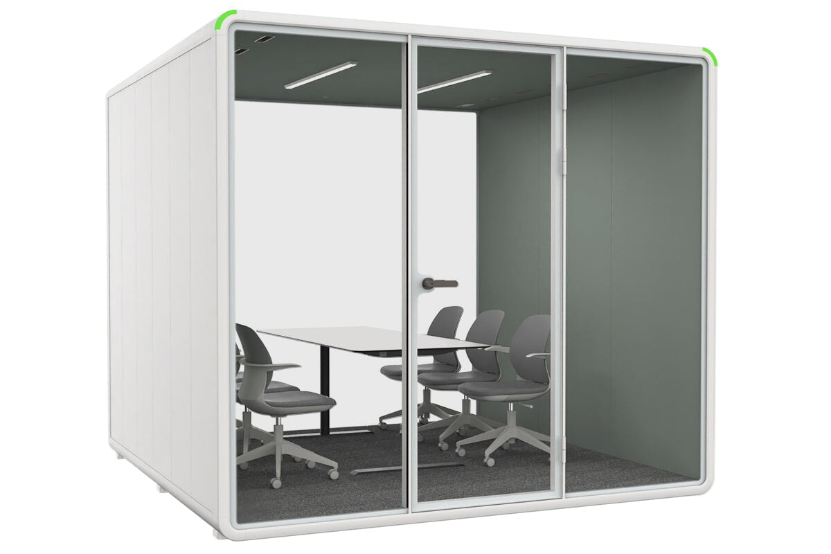 Nest XL Meeting Booth [Echo Panel with Fabric] Jasonl 