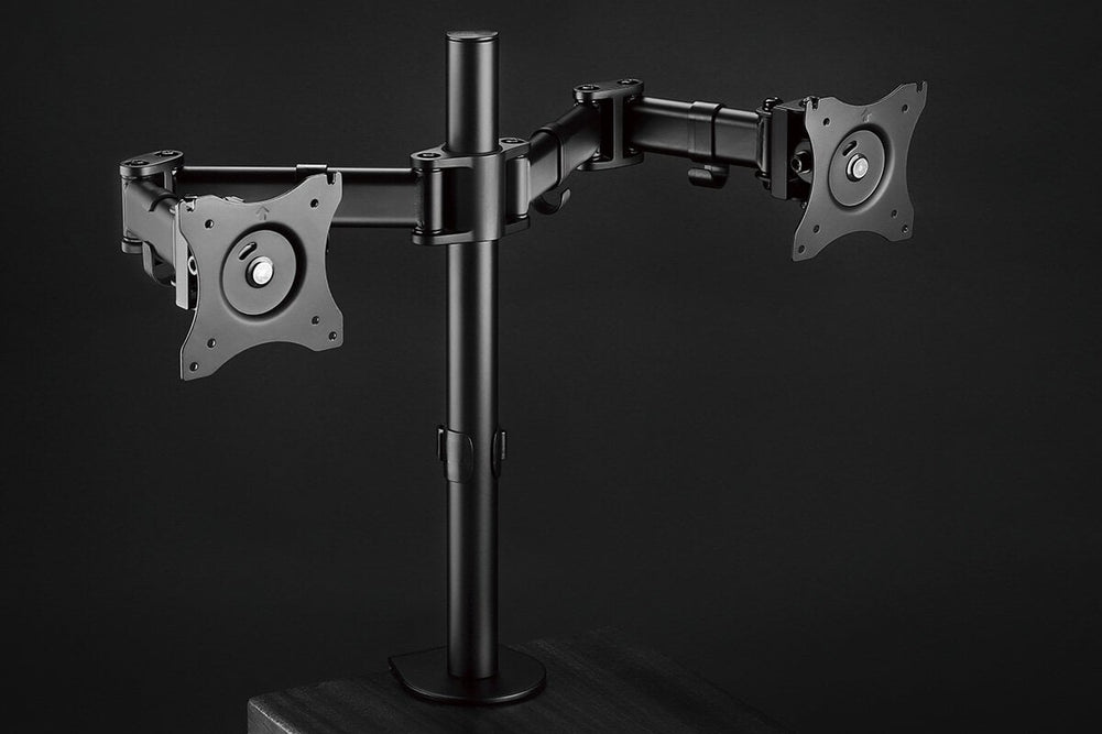 Pop Monitor Double Arm-black  